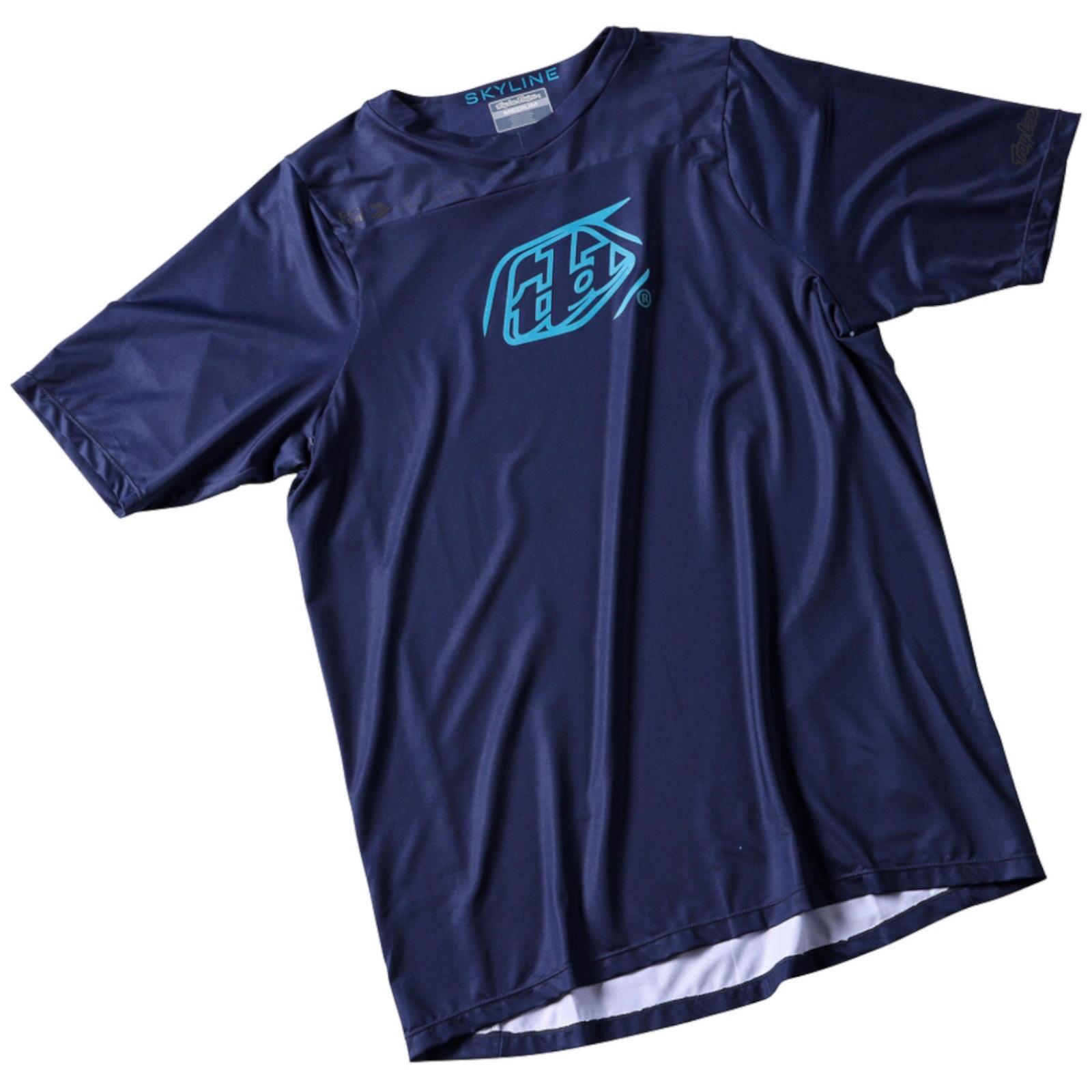 Maglia MTB SKYLINE a manica corta ultraleggera Blu Uomo 3/3