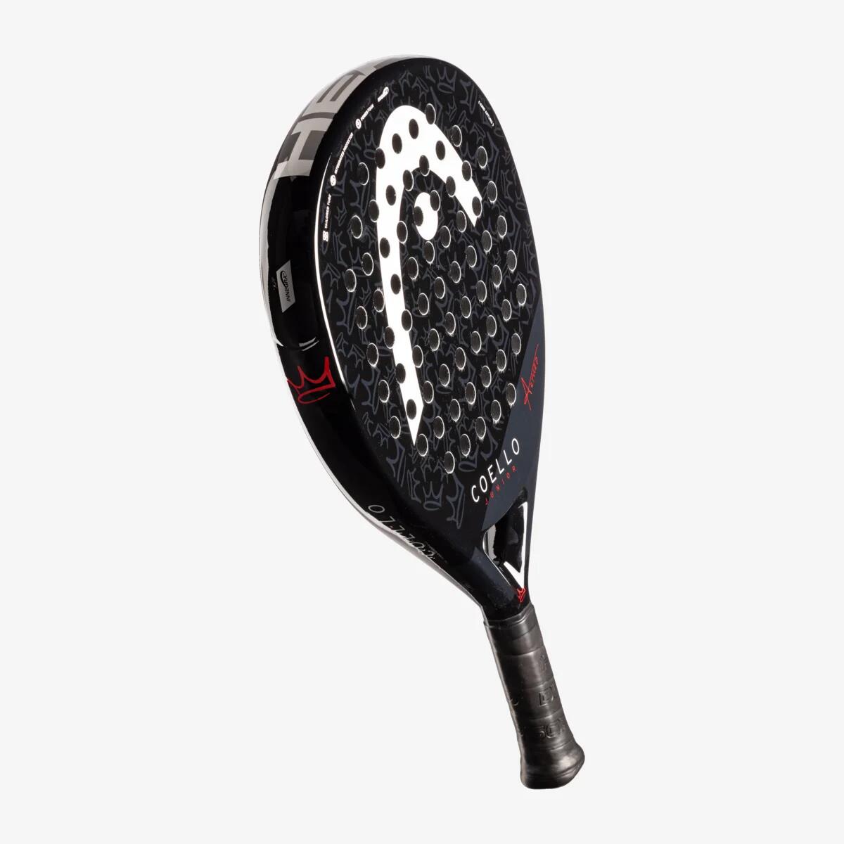 HEAD Coello Junior 2025 padelracket -  ZWART - unisex 3/5