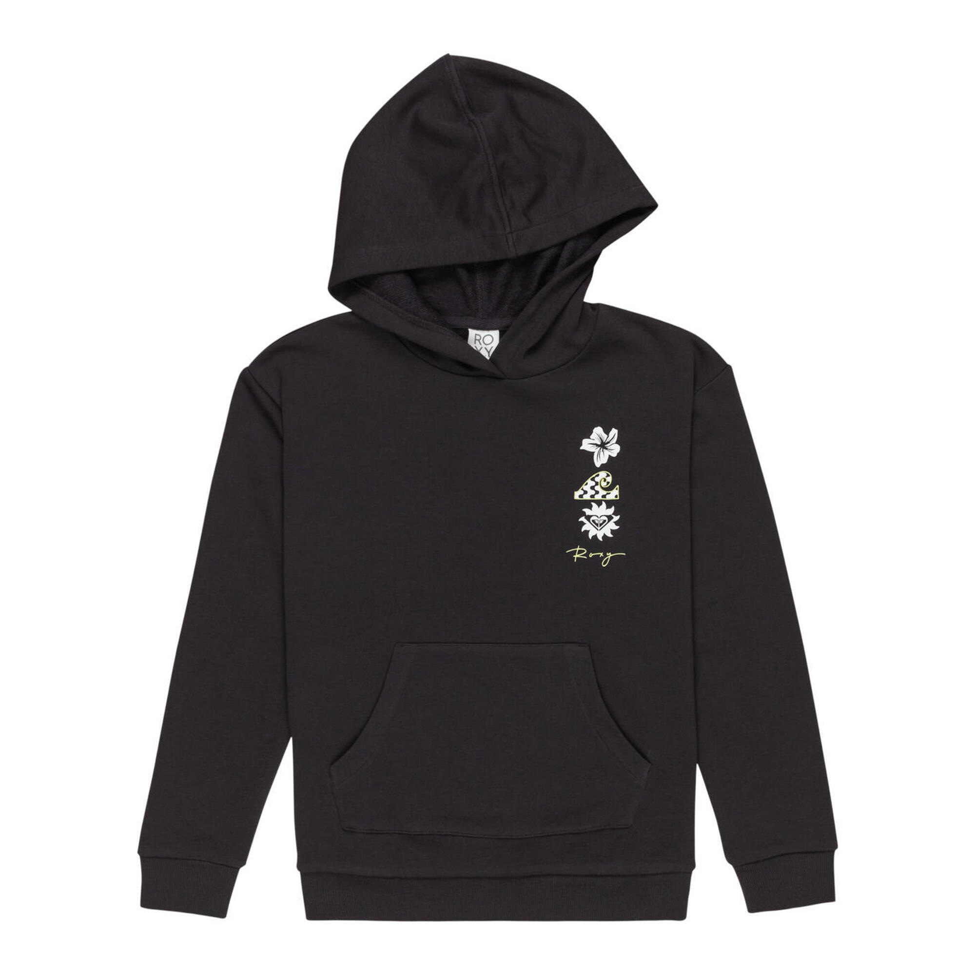 Bluza z kapturem dla Dziewczynki SURF FEELING Czarny