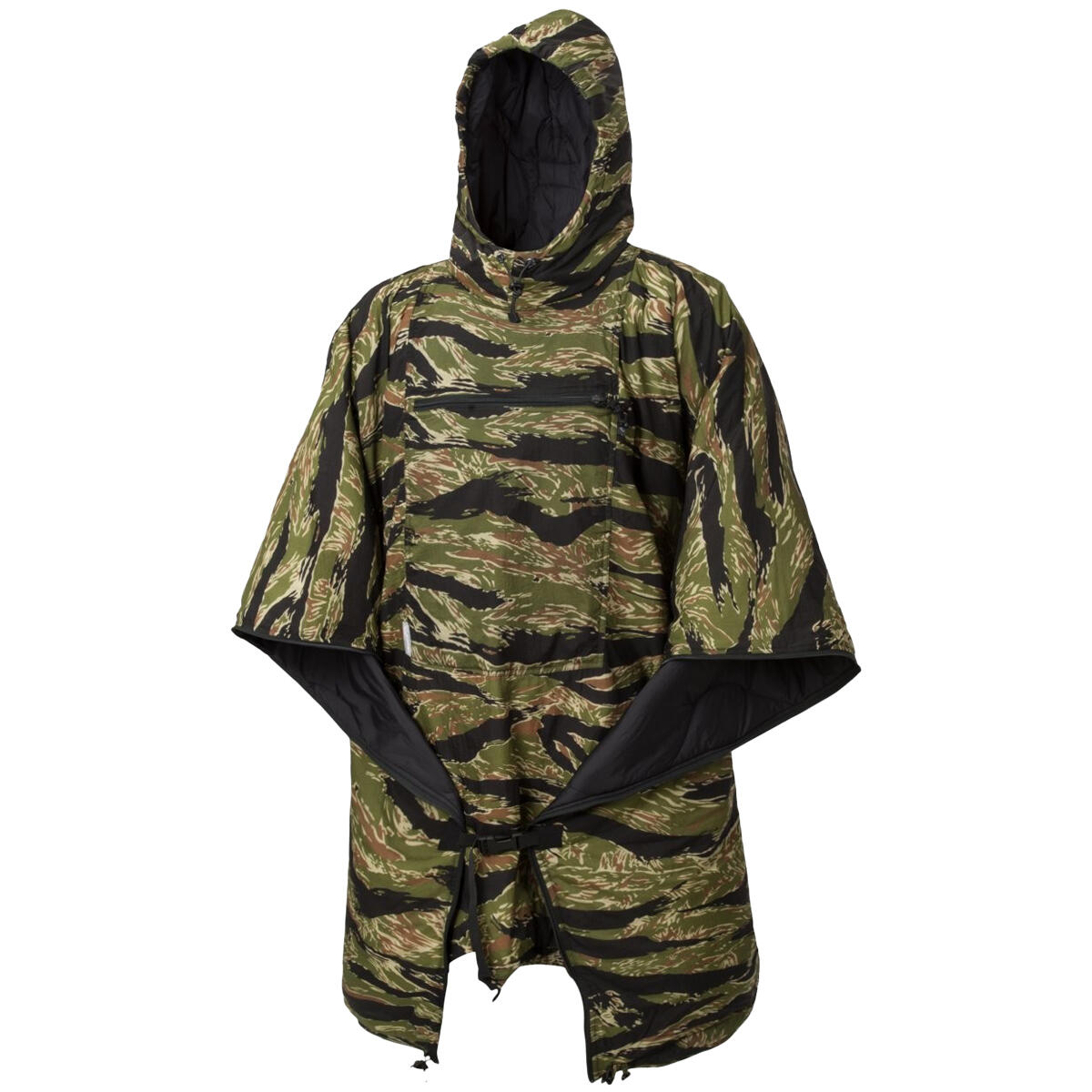 camouflage / black / aloe green
