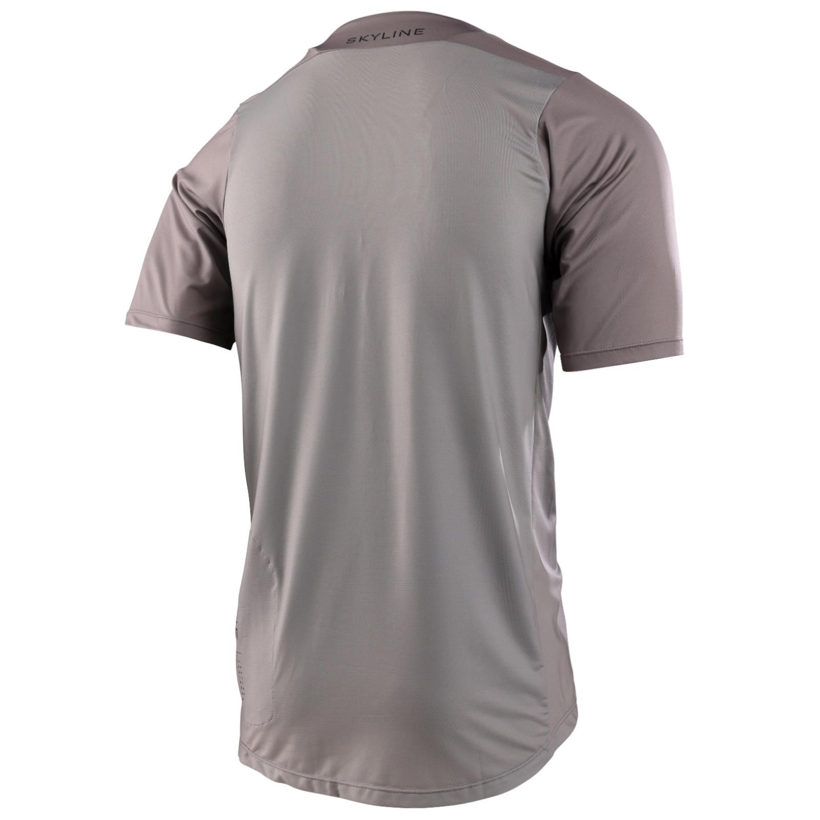 Camiseta MTB SKYLINE ultraligera de manga corta gris para hombre 2/3