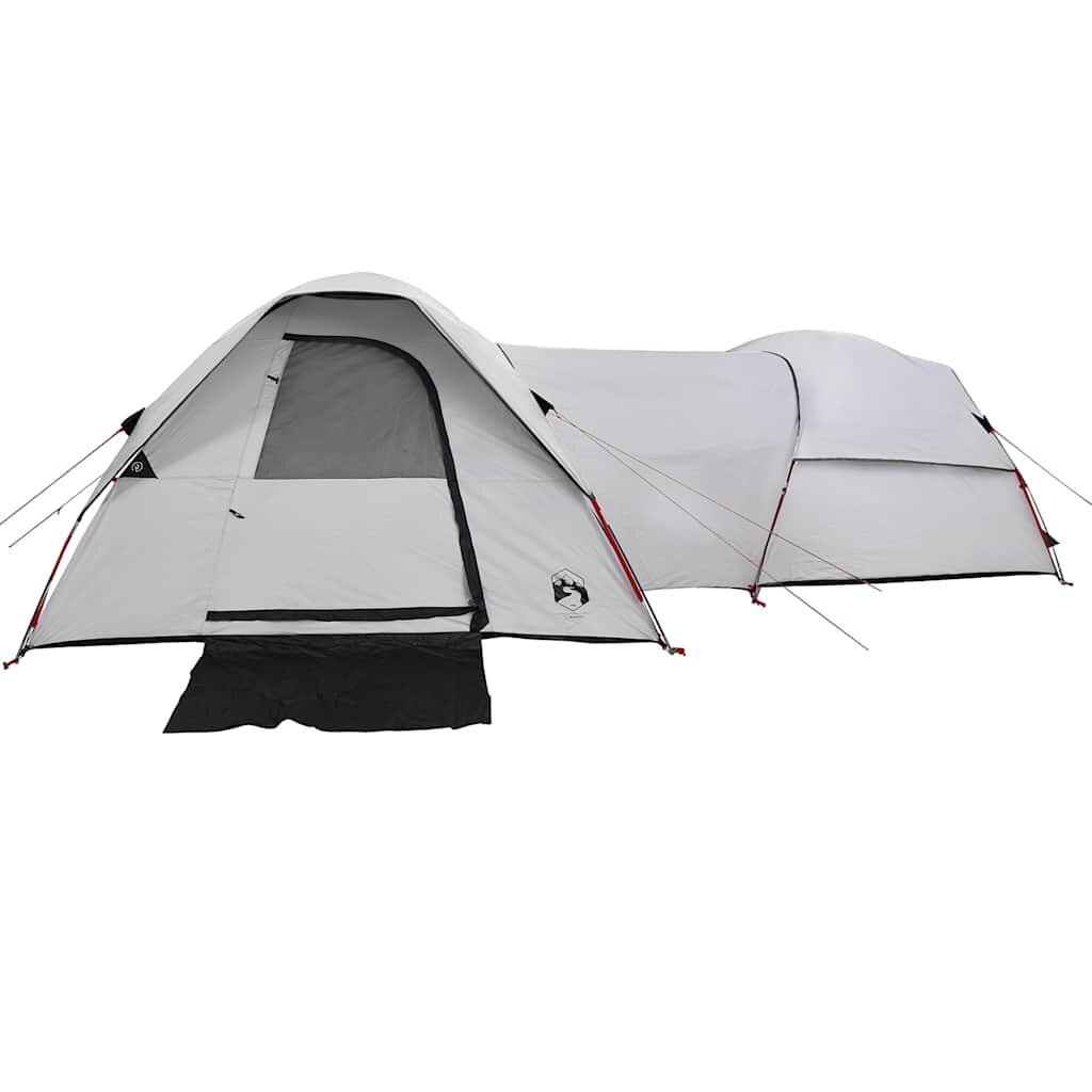 Tienda de campaña VidaXL 5 personas, tela opaca blanca, impermeable 6/7