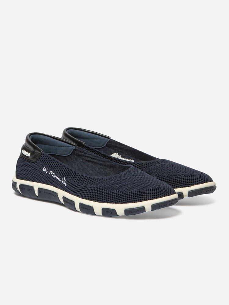 Ballerines plates Femme - JIVIANA Bleu 2/4