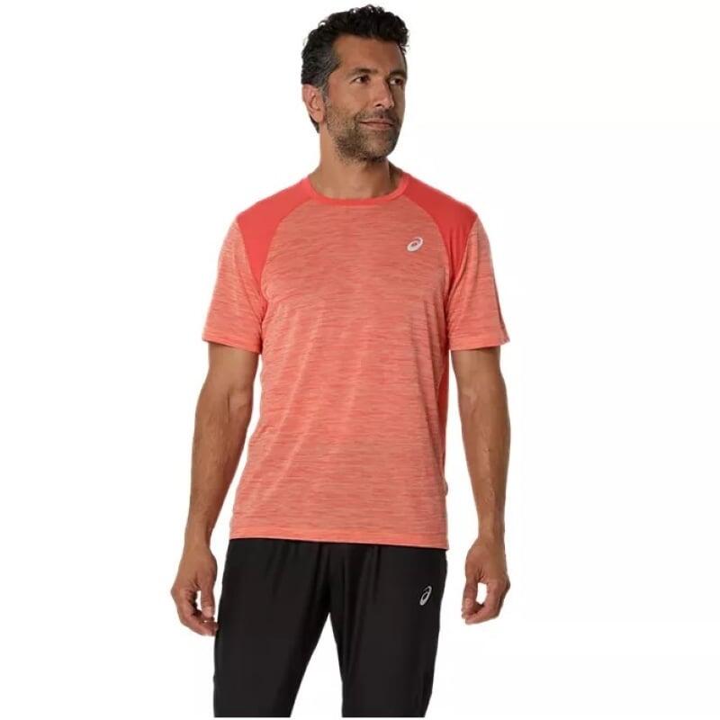 Camiseta Asics Road SS Top Coral Arena 4/5