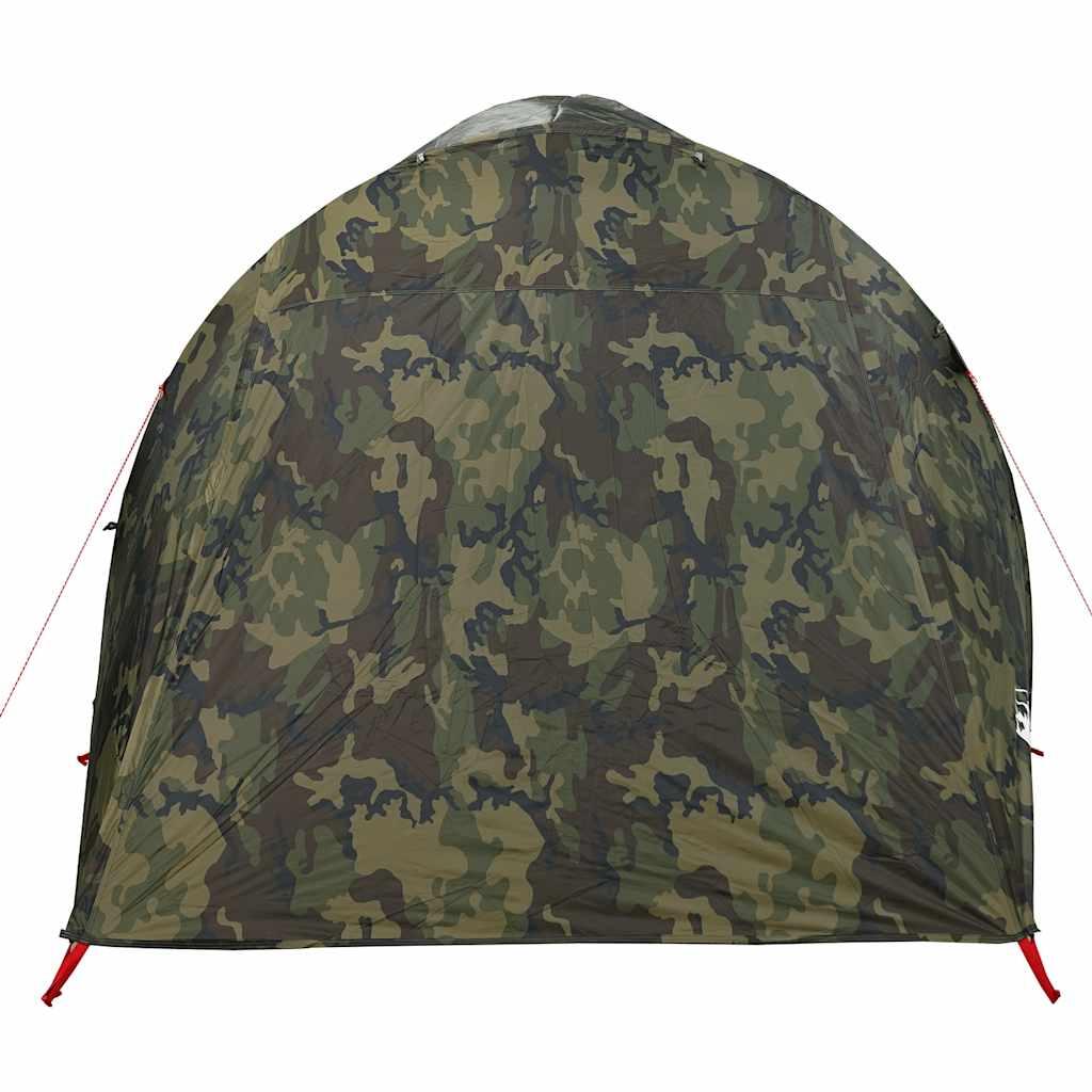 Tienda túnel VidaXL camuflaje impermeable para 6 personas 6/7