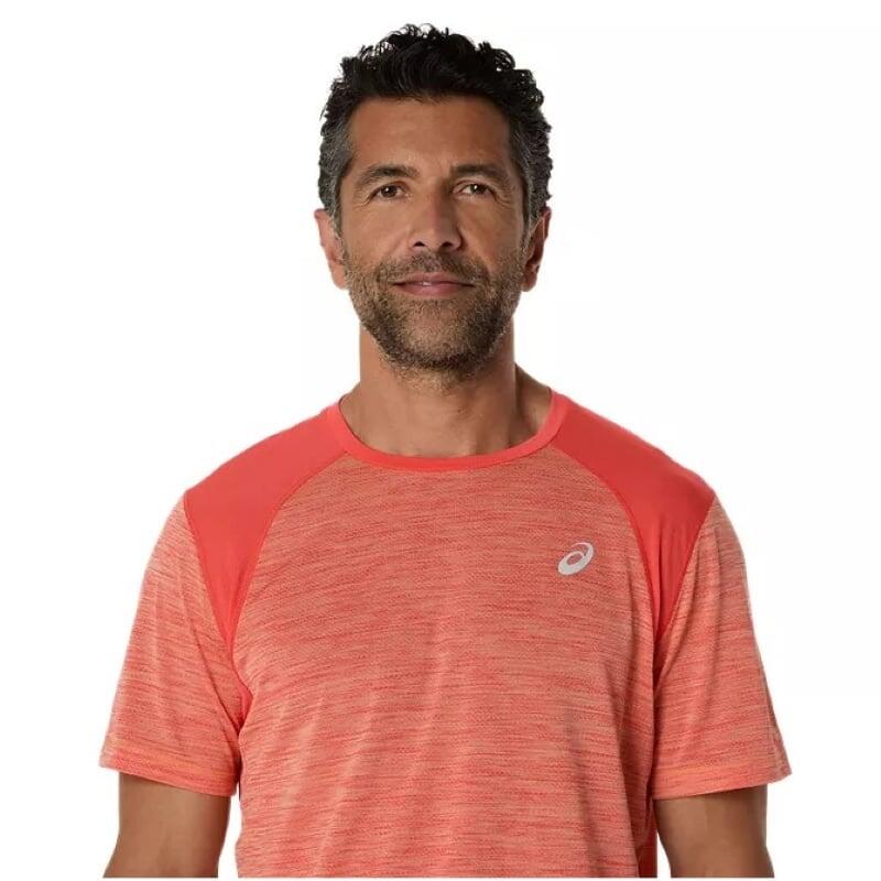 Camiseta Asics Road SS Top Coral Arena 3/5