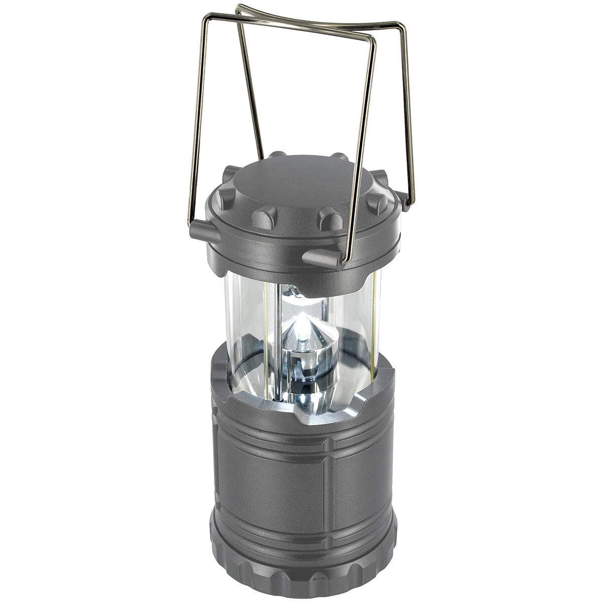 HIGHLANDER Highlander 7 LED Collapsible Lantern Grey
