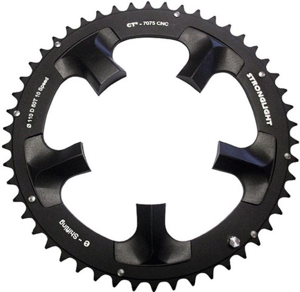 Stronglight Collier De Serrage Dura-Ace FC-9000 DI2 – Noir, Taille Unique 46D