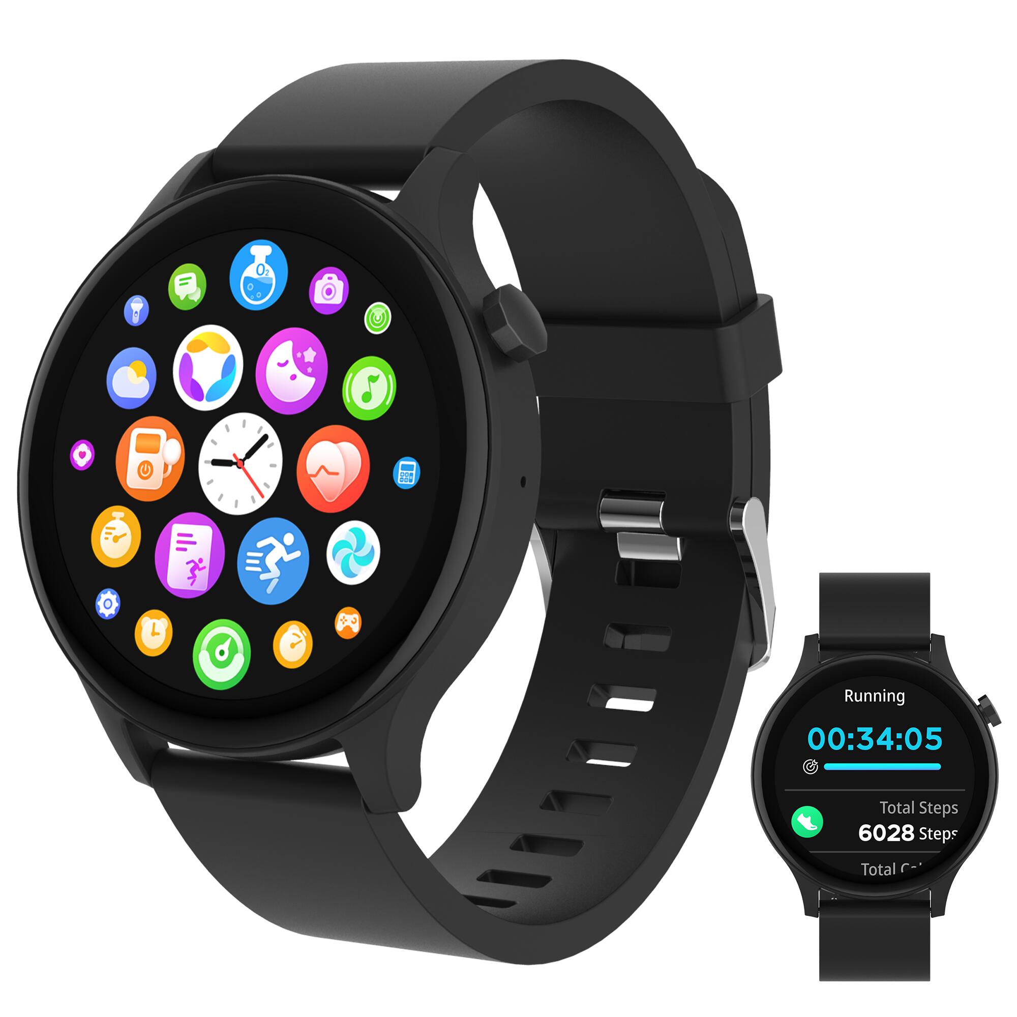 Denver - Montre Connectée - Fonction Appels  - Montre De Sport - Swc338 - Montre Connectée - Noir - No Size - Decathlon