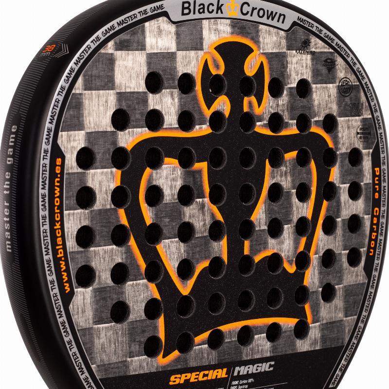 raquette de padel unisexe black-crown Special Magic 2025 NOIR
