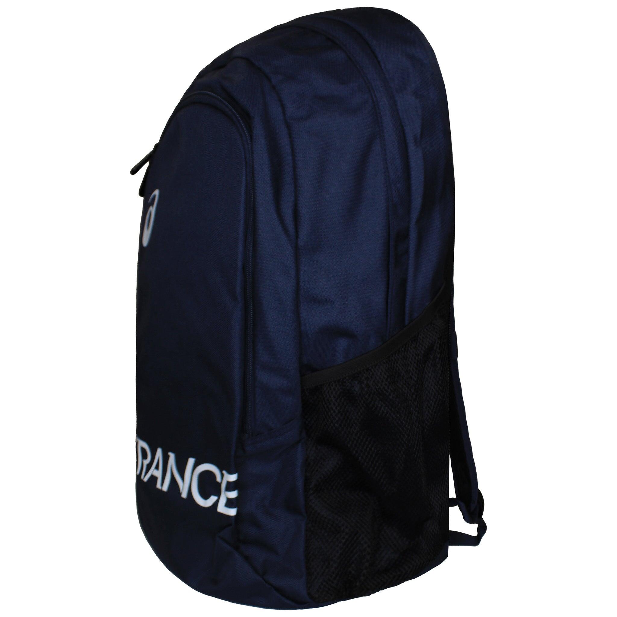Asics France Logo Mens Navy Backpack 1/3