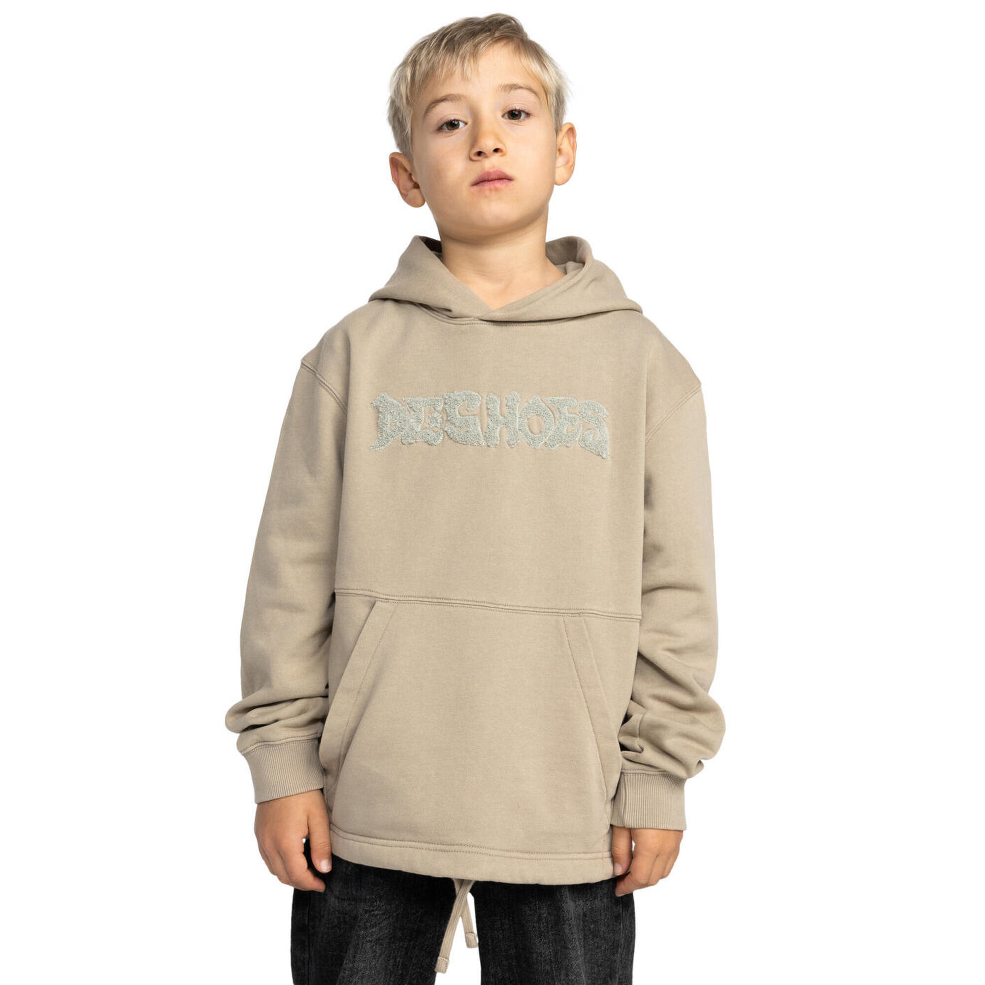 Dc Shoes - Sweat À Capuche Mortar Beige Garçon - Sweat-shirt - Beige - 12 À 14 Ans - Decathlon