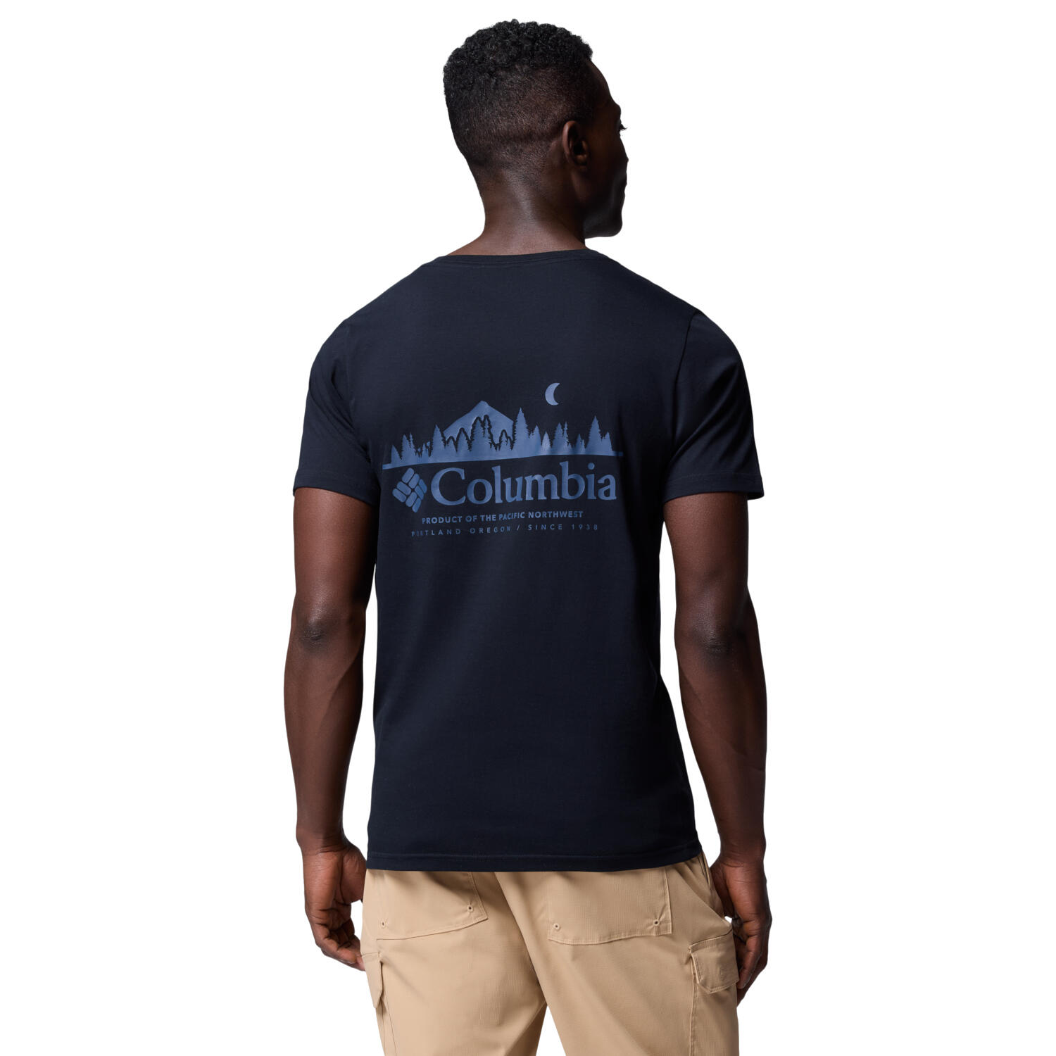 T-shirt sportowy z krótkim rękawem męski Rapid Ridge Back Graphic Tee II 3/4