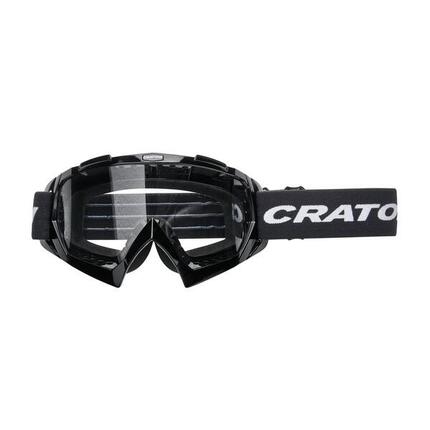 Cratoni MTB Brille C-Rage Rahmen schwarz glanz, Glas transparent