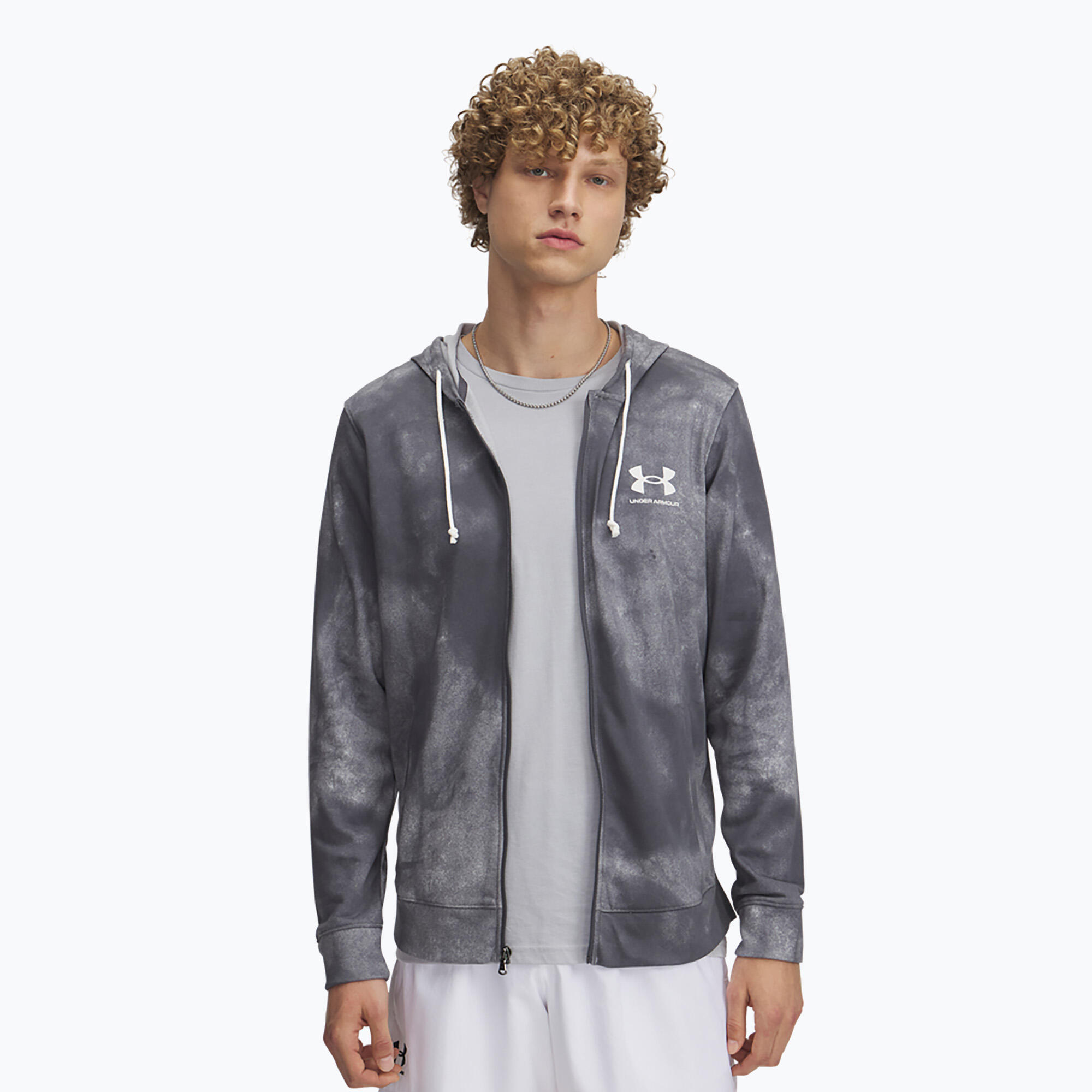 Bluza męska Under Armour Rival Terry Printed FZ