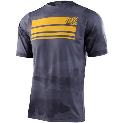 Maillot VTT ultraléger manches courtes SKYLINE Noir Homme