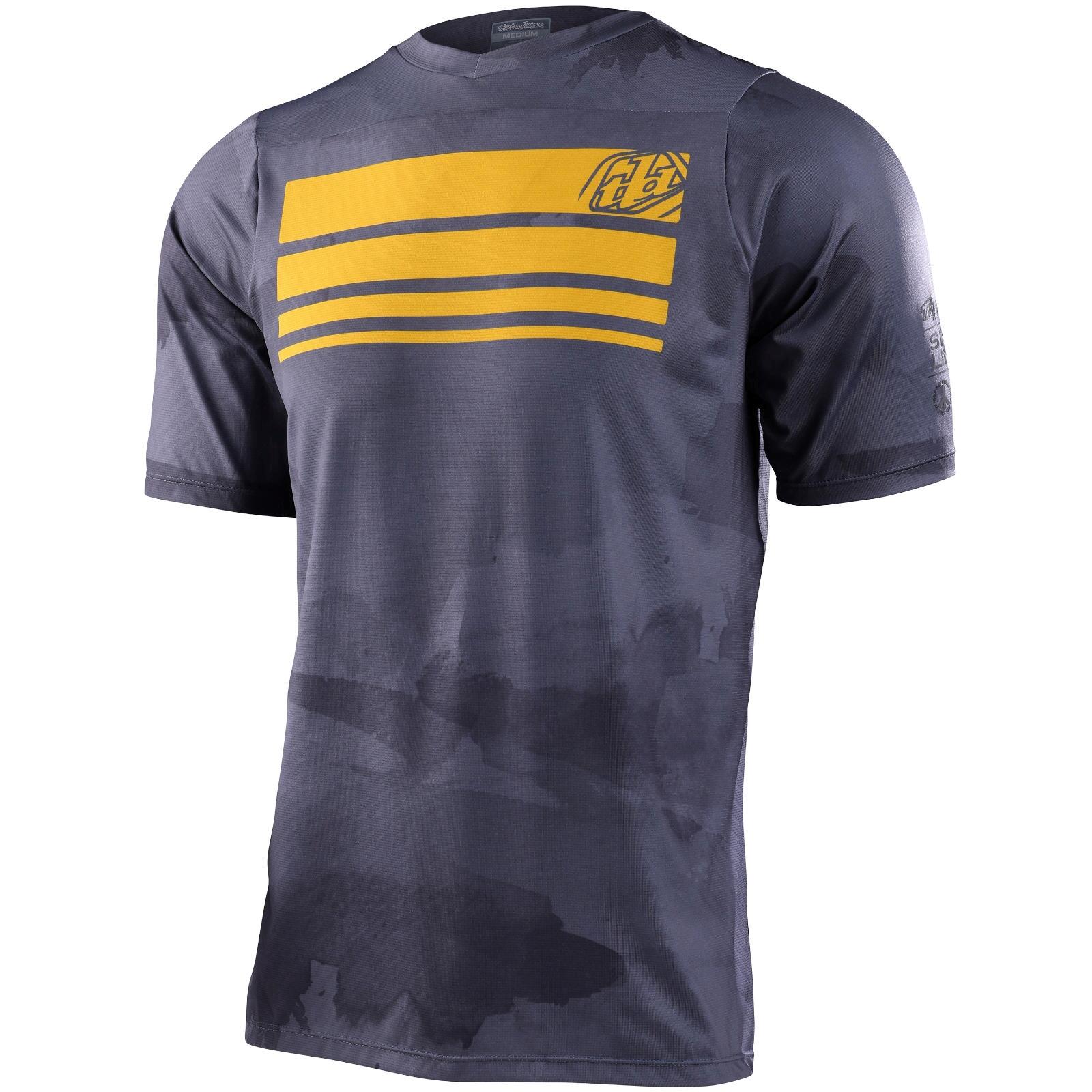 Tld - Troy Lee Designs - Maillot Vtt Ultraléger Manches Courtes Skyline Noir Homme - Maillot Manches Courtes - Gris|noir - 48 Xl - Decathlon