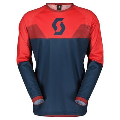 SCOTT Evo Track Trikot dark blue/neon red, M