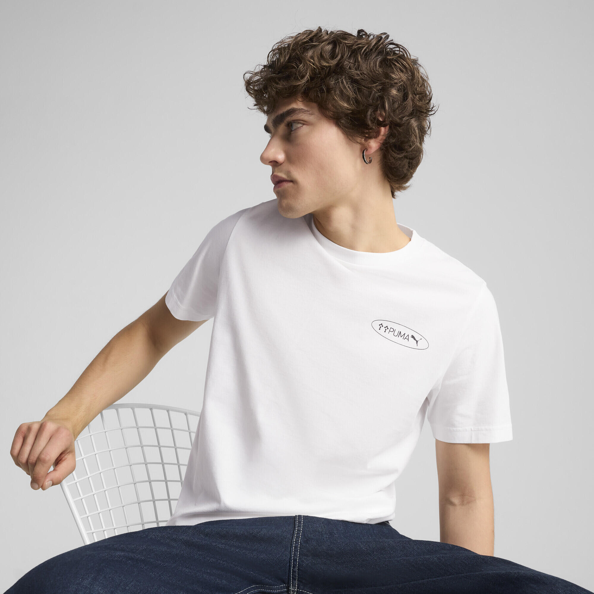 T-shirt avec motif 3 Circles Homme PUMA White 2/7