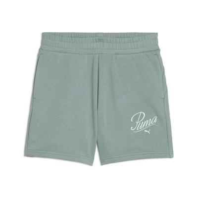 Ess script short met hoge taille voor dames, 13 cm puma black