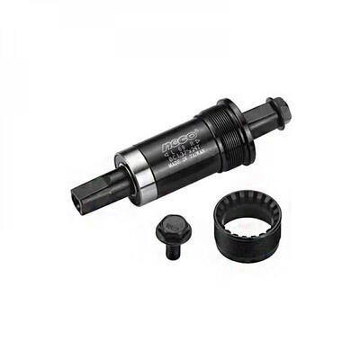Neco trapas 131 mm aslengte, 68 mm bsa-behuizing, nylonschalen, vierkante as...