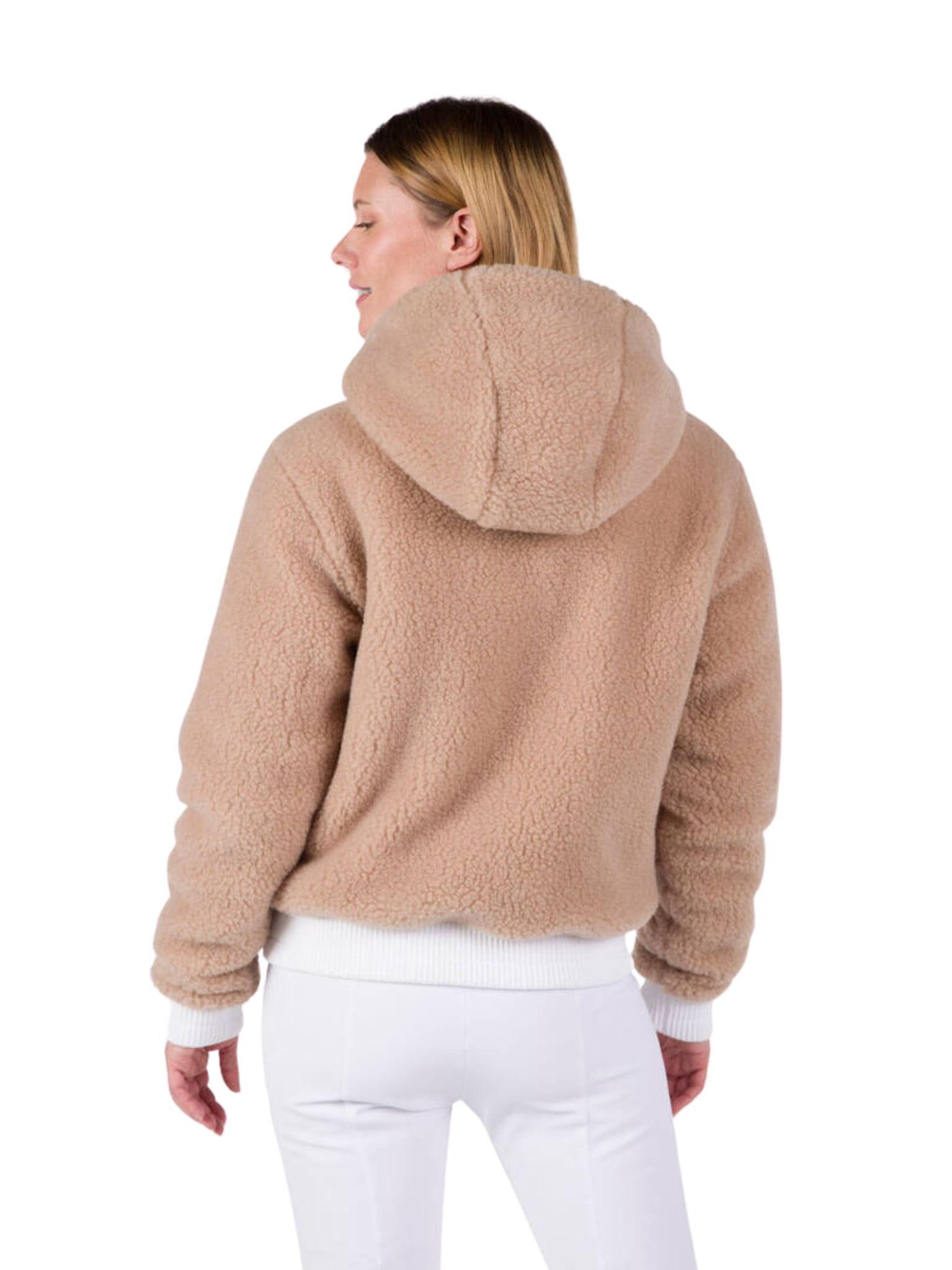 Kurtka narciarska Rossignol JCC damska W Yety Fleecy Bomber JKT biała 5/6
