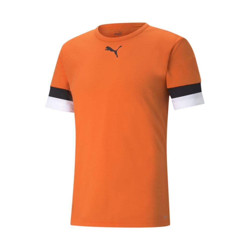 T-shirt da calcio uomo puma arancione 2/2