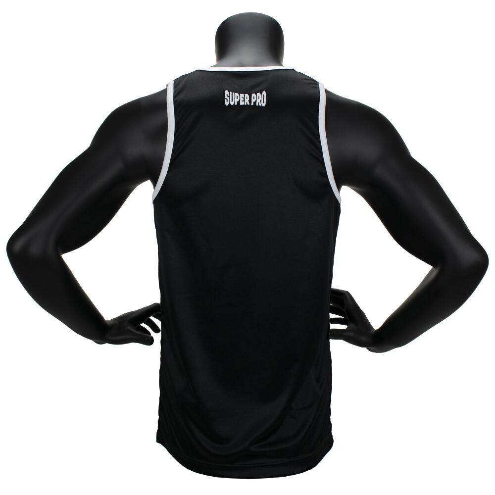Super Pro Combat Gear Club Bokssinglet Zwart/Wit 3/3