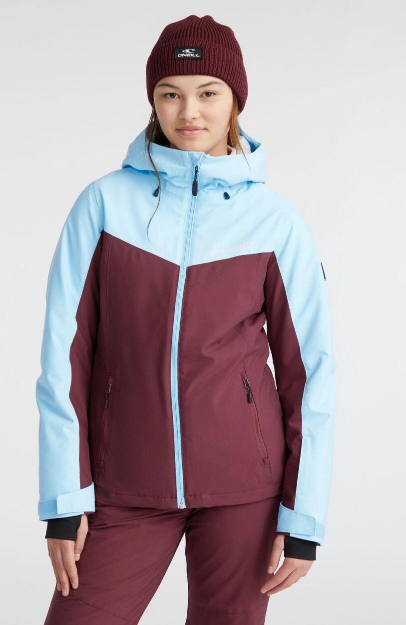 O'NEILL O'neill Manteaux APLITE JACKET  Femmes Blue Wave Colour Block 1/5