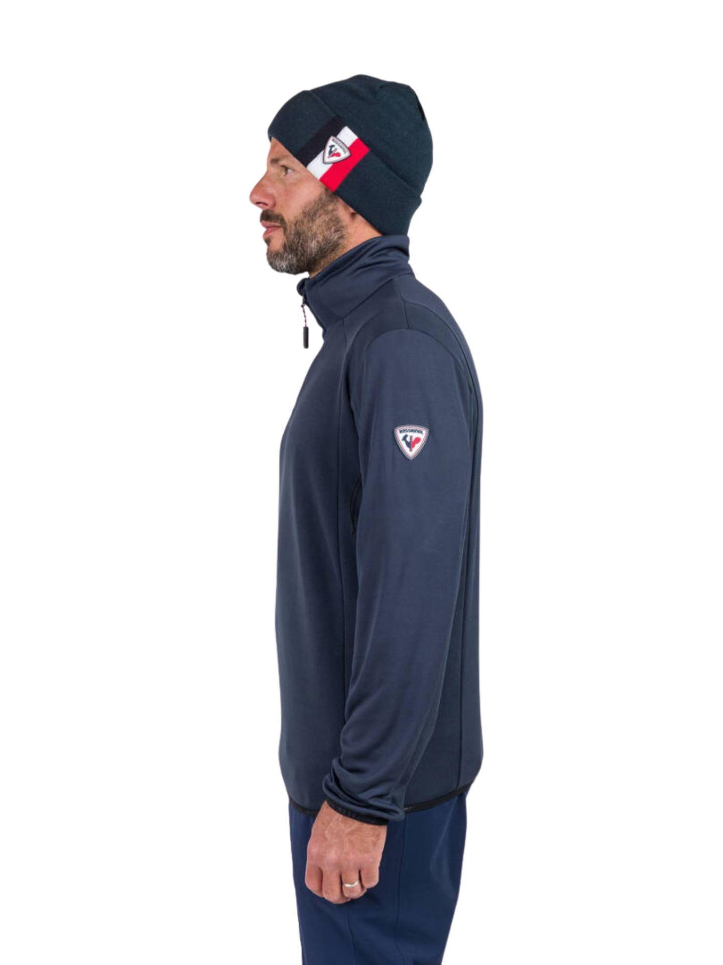 Bluza Rossignol męska Diretta Fleece HZ granatowa 3/6
