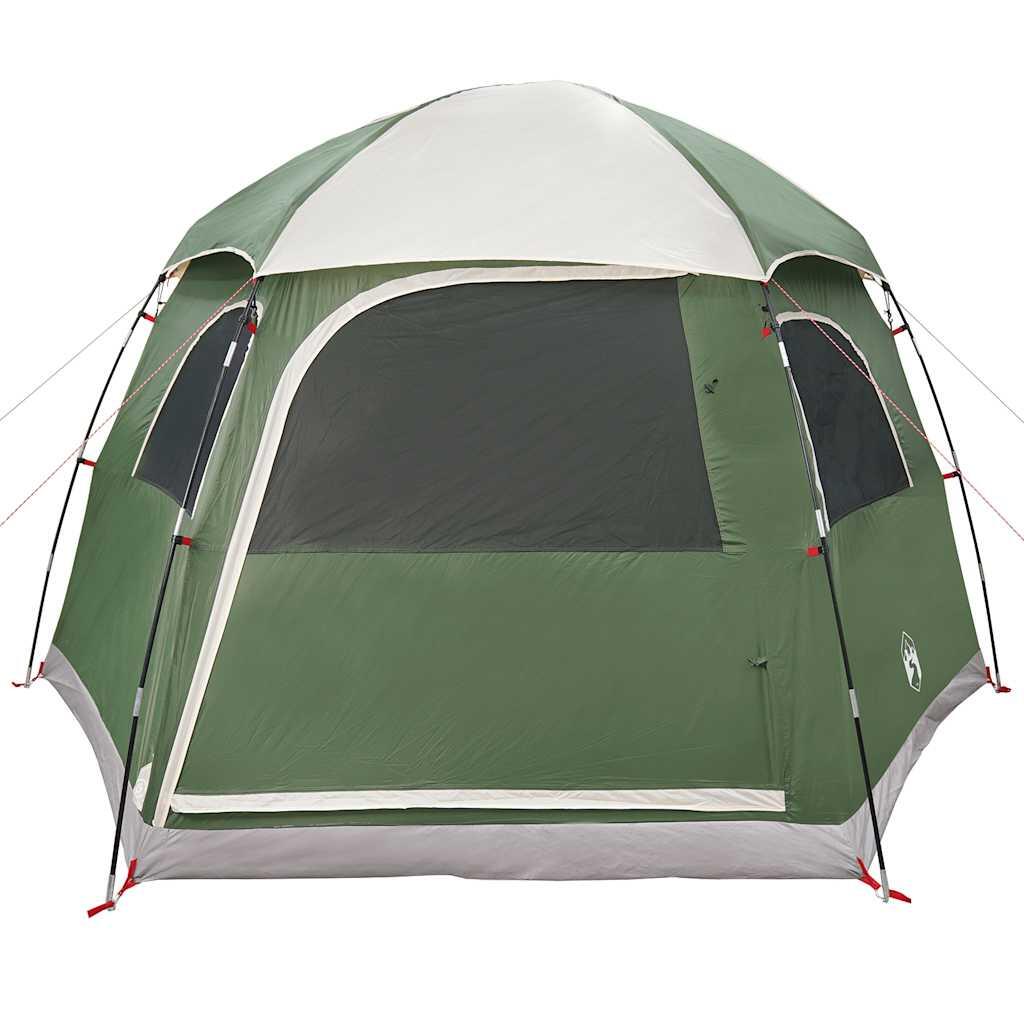 Tienda familiar iglú VidaXL 6 personas verde impermeable 6/7