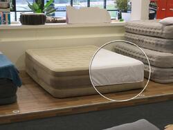 Pack matelas gonflable Ultra Plush 2 places + Drap housse