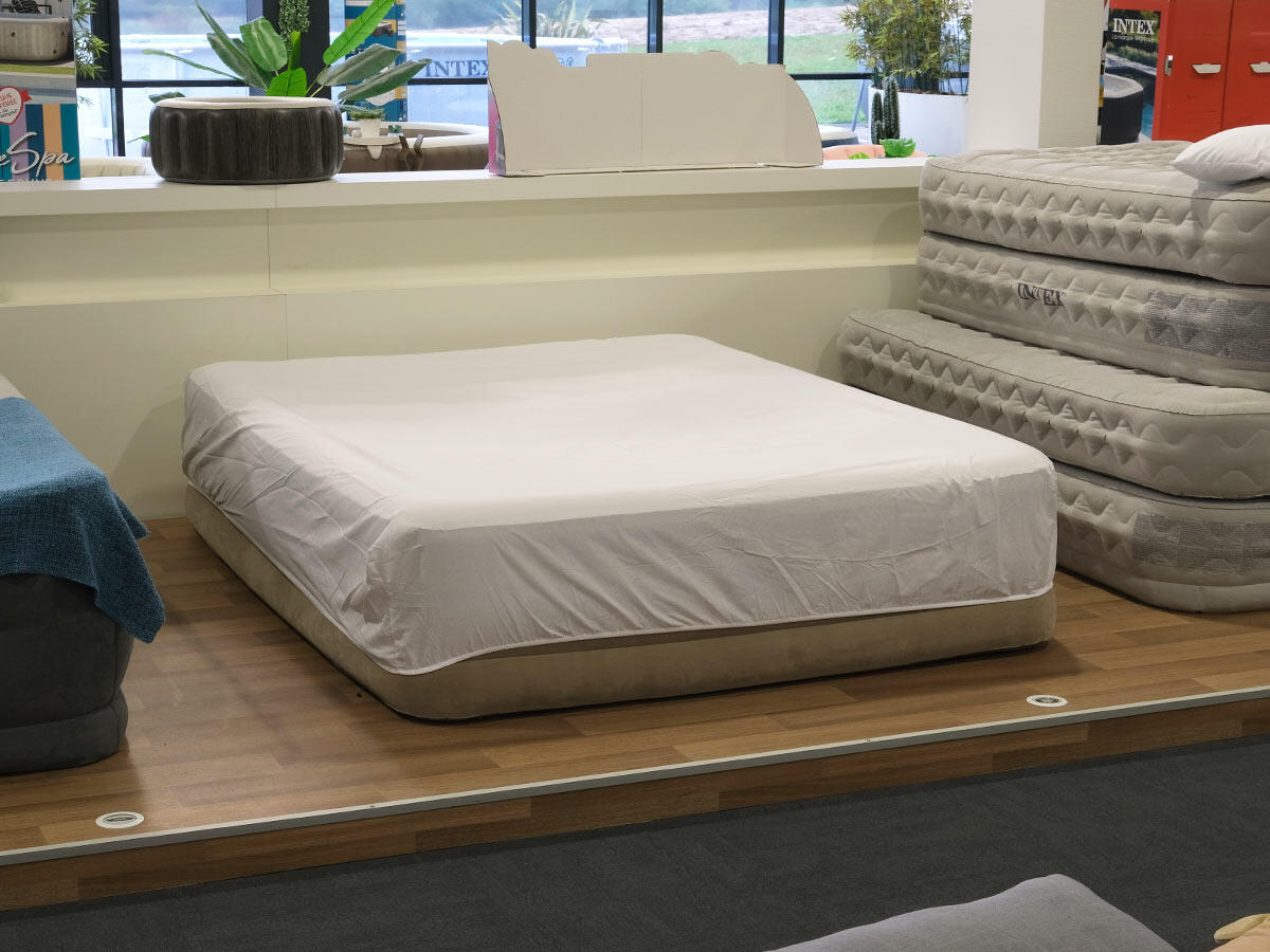 Pack matelas gonflable Ultra Plush 2 places  + Drap housse 2/5