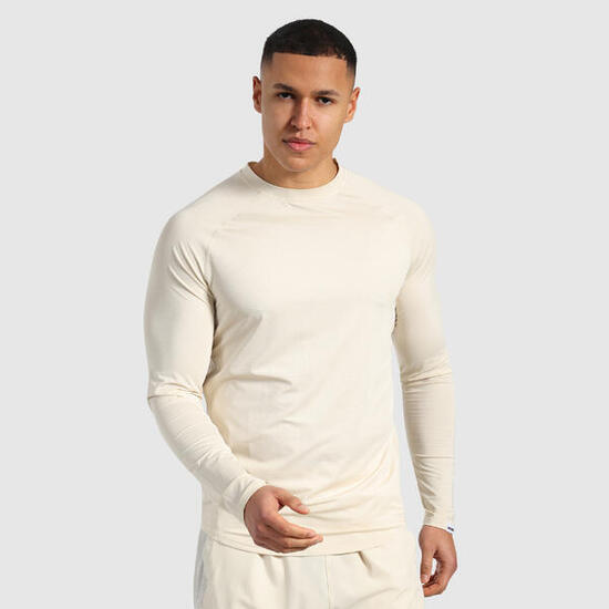 Herren Longsleeve Powerfit Taupe