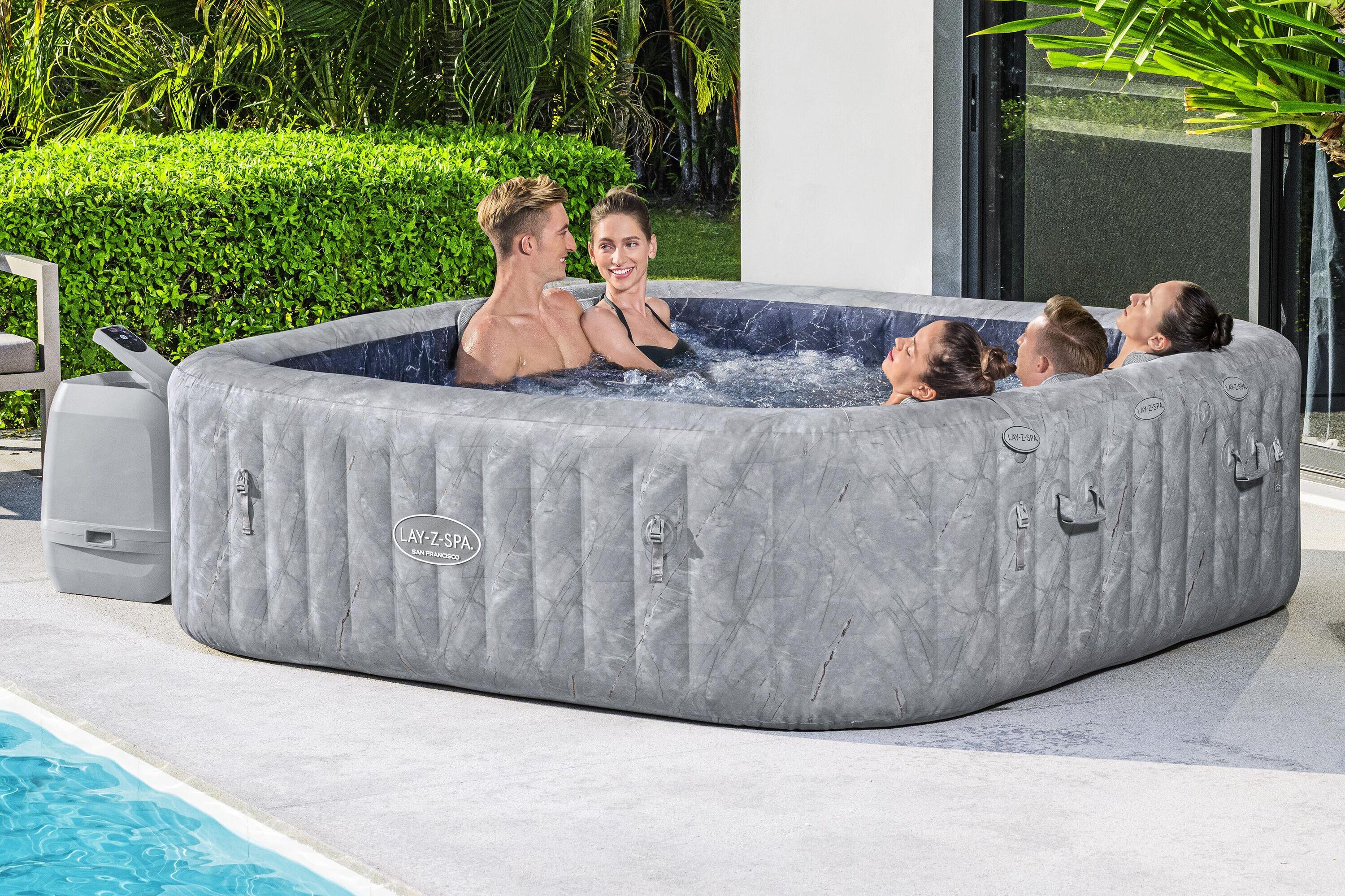 Bestway Spa Inflável Lay-Z-Spa San Francisco Smart Luxe HydroJet 230x230x71 cm 2/7