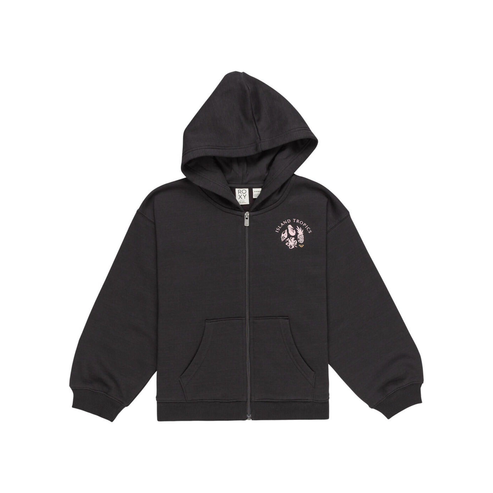 Bluza na zamek dla Dziewczynki MIDNIGHT Czarny