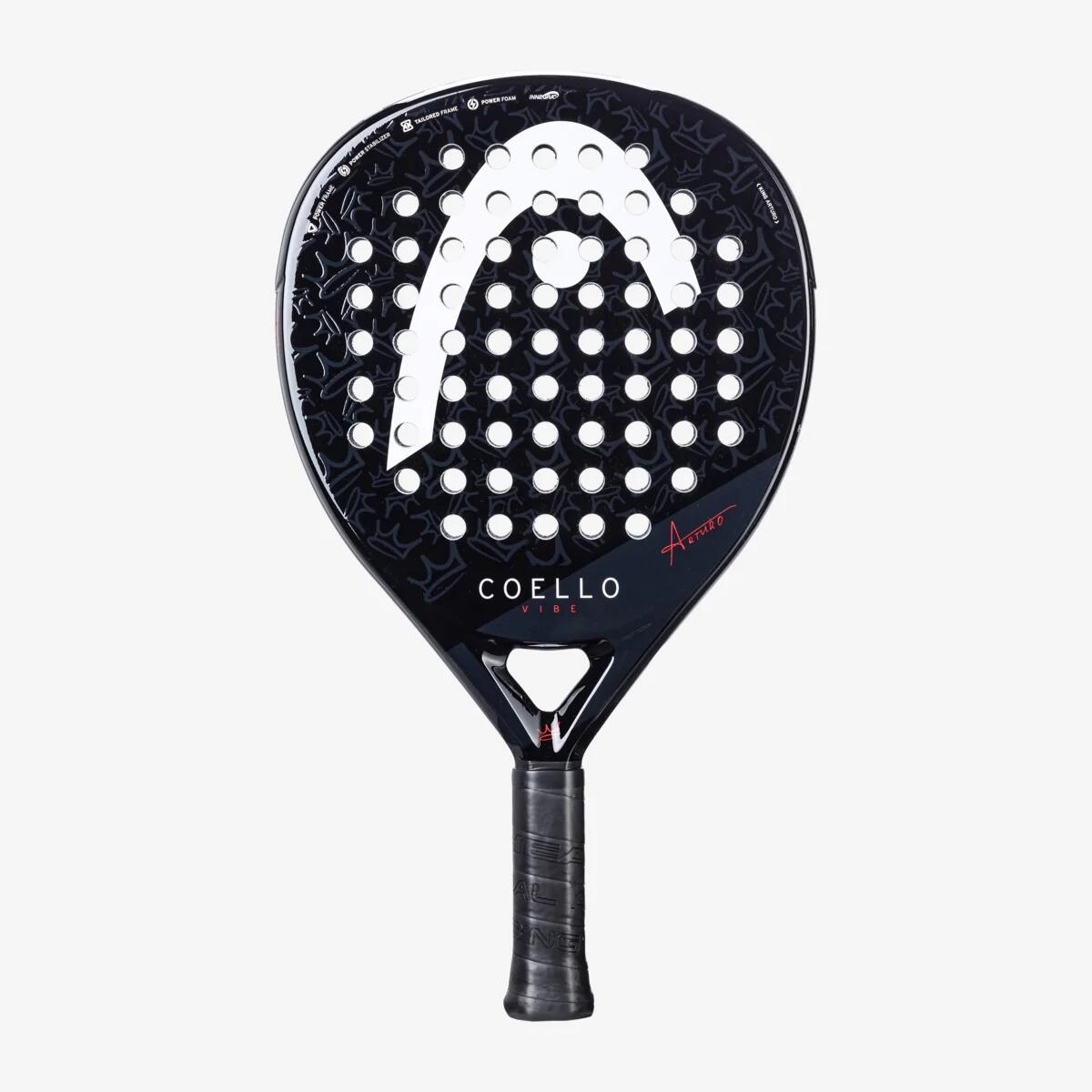 HEAD HEAD Coello Vibe 2025 padelracket -  ZWART - unisex