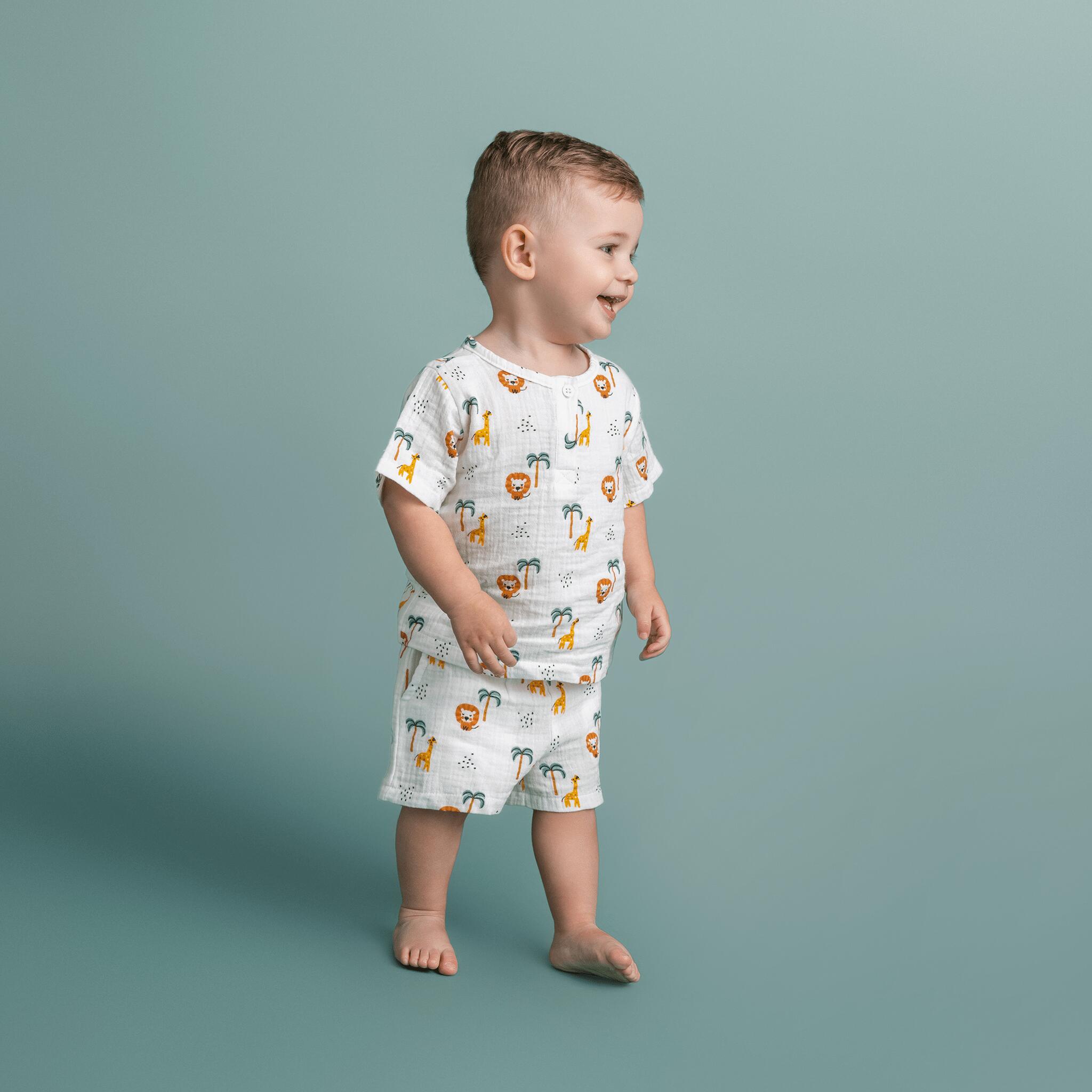 Swim Essentials | Multicolore Animali Completo Estivo Bambino - Cotone Organico 4/6