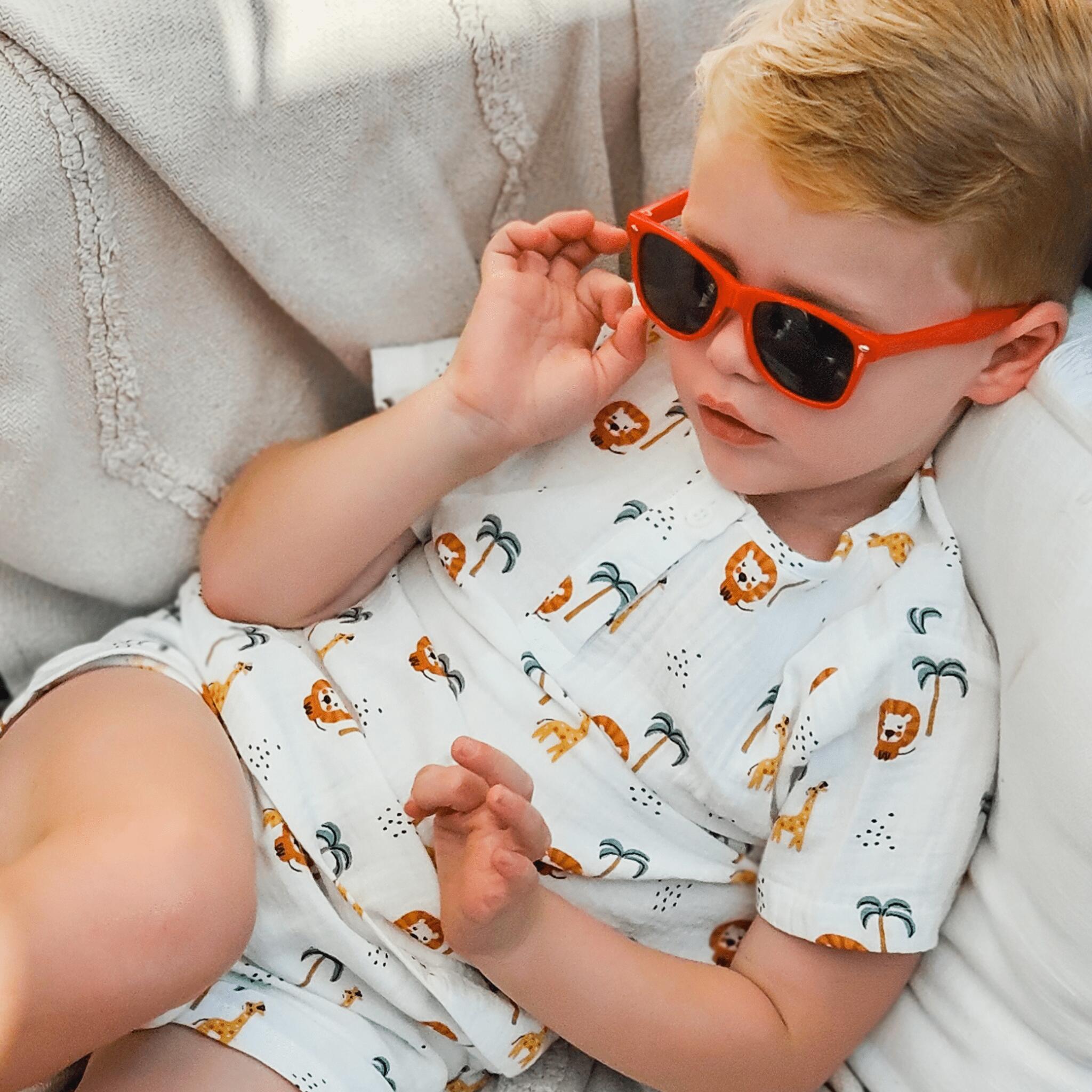 Swim Essentials | Multicolore Animali Completo Estivo Bambino - Cotone Organico 5/6