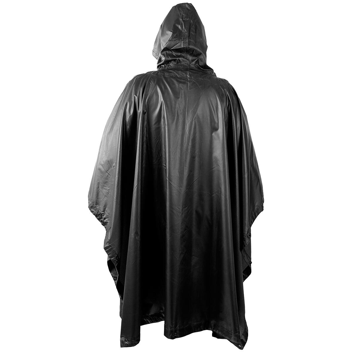 Helikon Waterproof Poncho Ripstop Black 2/2