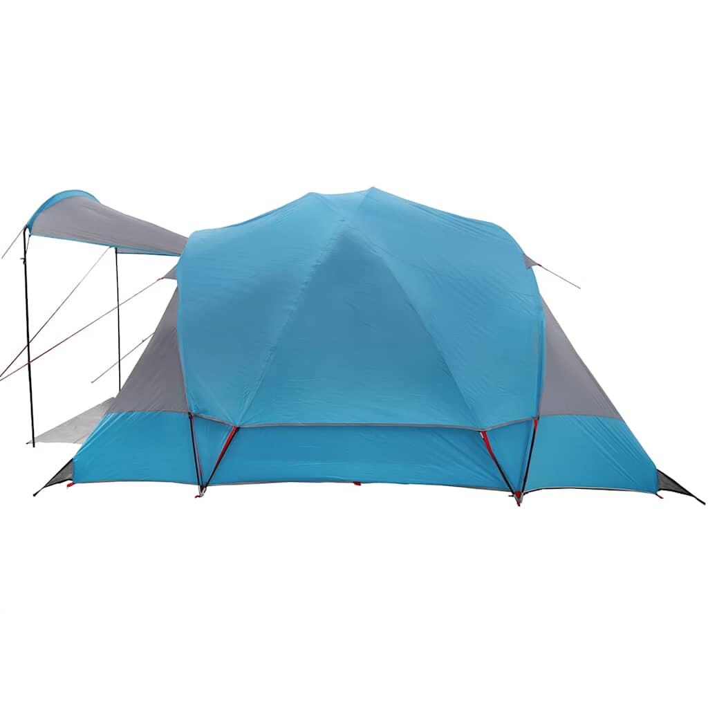 Tienda túnel VidaXL para 8 personas impermeable azul 7/7