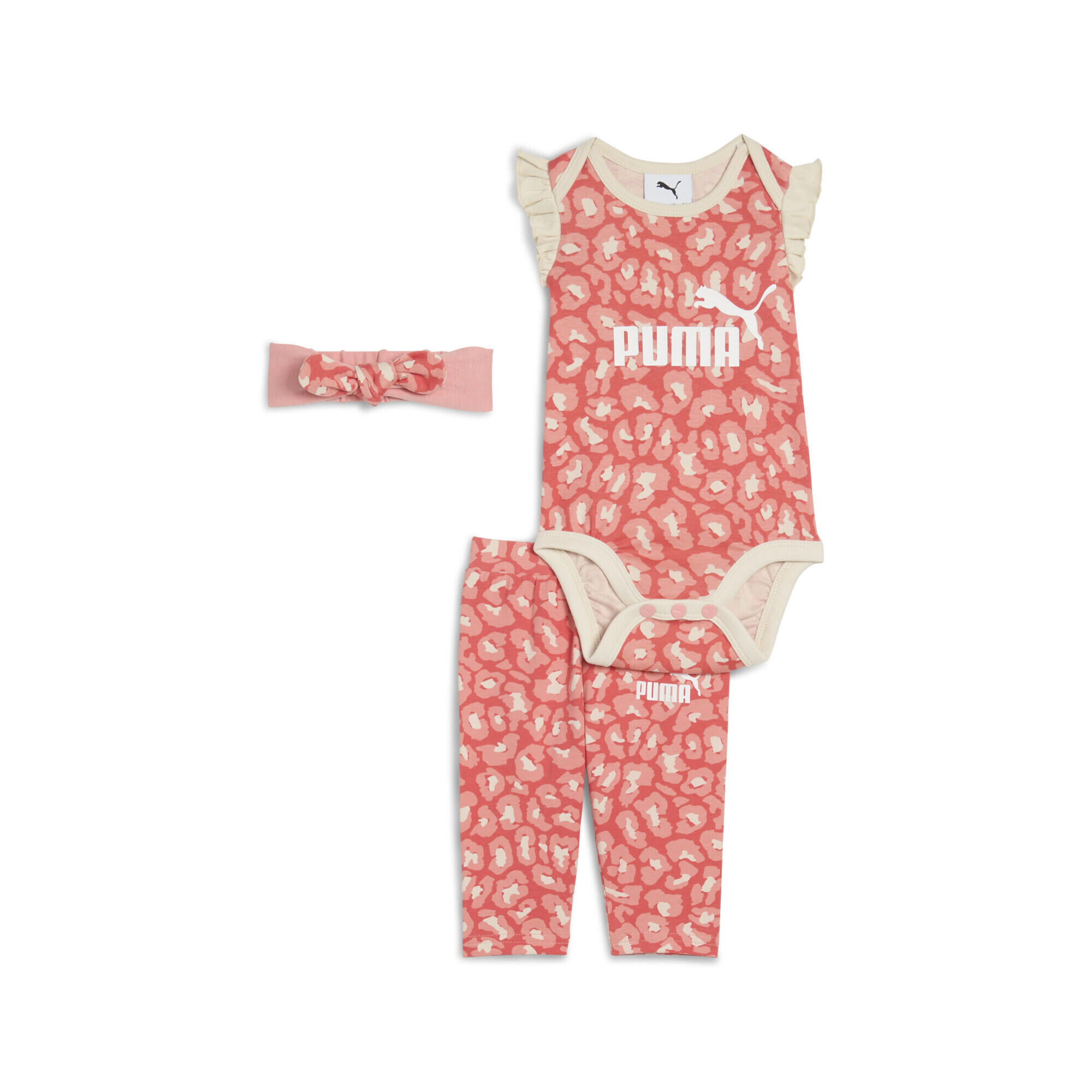 Ensemble 3 pièces à motif animal Minicats Essentials Newborn Bébé PUMA 1/4