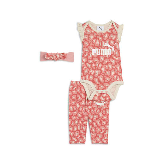 Ensemble 3 pièces à motif animal Minicats Essentials Newborn Bébé PUMA