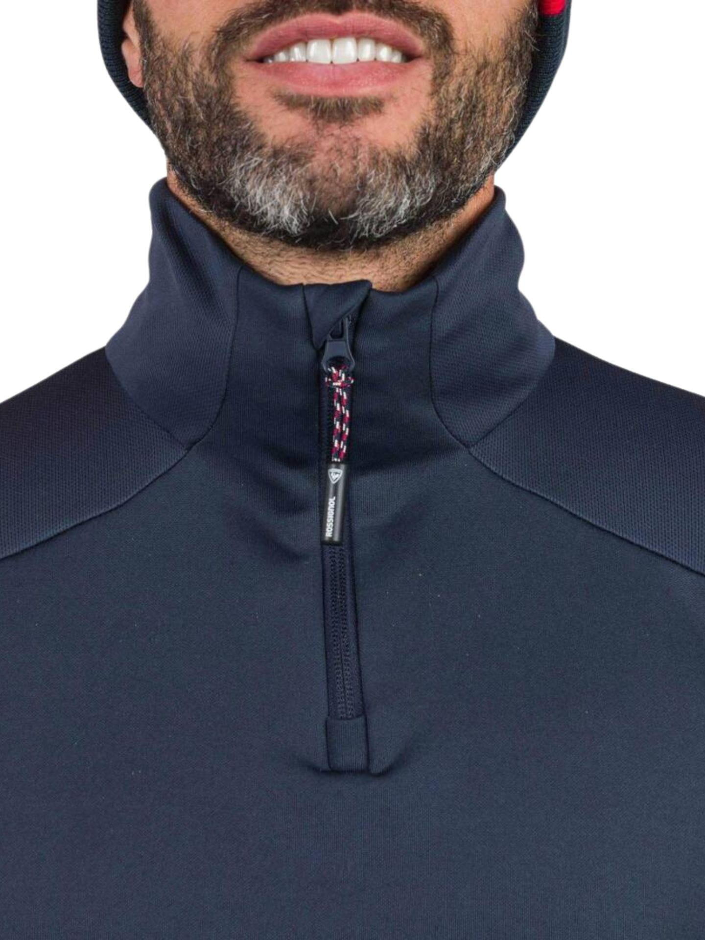 Bluza Rossignol męska Diretta Fleece HZ granatowa 5/6