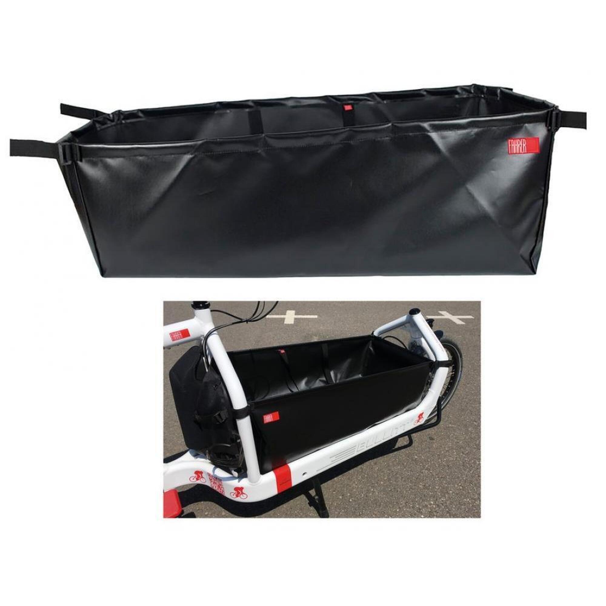 Fahrer - Fahrer Cargotas Bullitt Bowl Zwart 78l - Adaptateur Pour Porte Vélo - Noir - Taille Unique - Decathlon