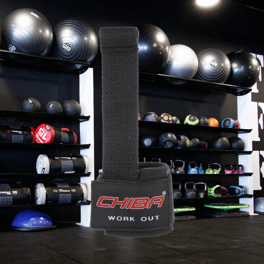 Chiba 40610 Powerstrap 1 (Black) One Size - Accessoires - Trainings uitrusting 2/2