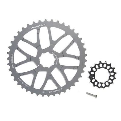 Stronglight Umbaukit für Sram Kasette 40 Z HT³ inklusive 16Z Stahl Ritzel