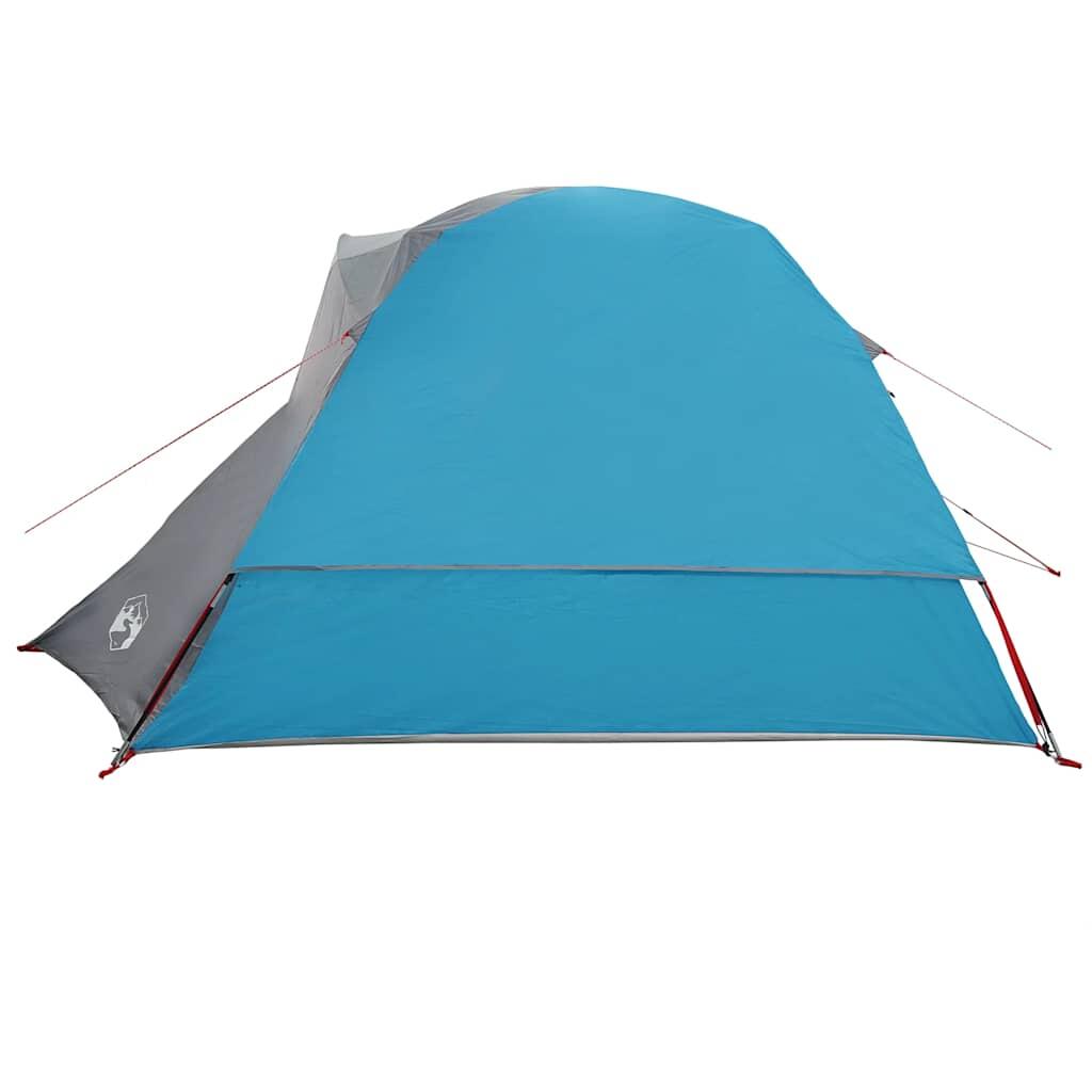 VidaXL Tienda familiar 6 personas impermeable azul 7/7