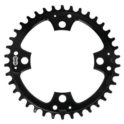 Kmc tandwiel bcd104 38t zwart - smal