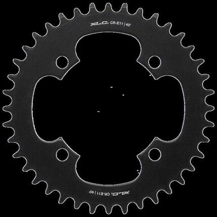 XLC E-Bike Kettenblatt für Mittelmotor Stahl BCD 104mm, 40 Zähne, 248g